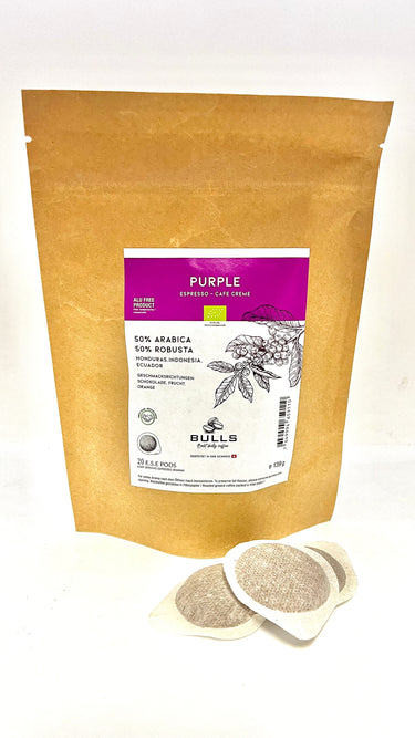 BULLS Purple Edition - Espresso/Lungo - E.S.E. Kaffeepads